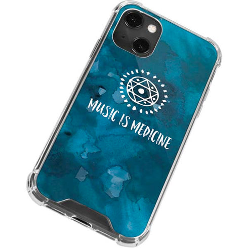Music is Medicine iPhone 13 Mini Clear Case