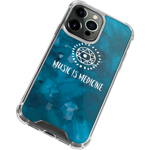 Music is Medicine iPhone 13 Pro Clear Case