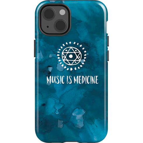 Music is Medicine iPhone 15 Impact Case