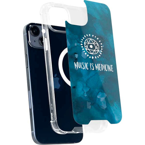 Music is Medicine iPhone 15 Plus MagSafe Case