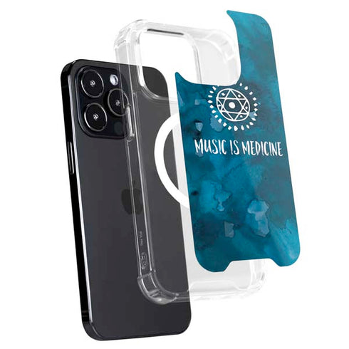Music is Medicine iPhone 15 Pro Max MagSafe Case