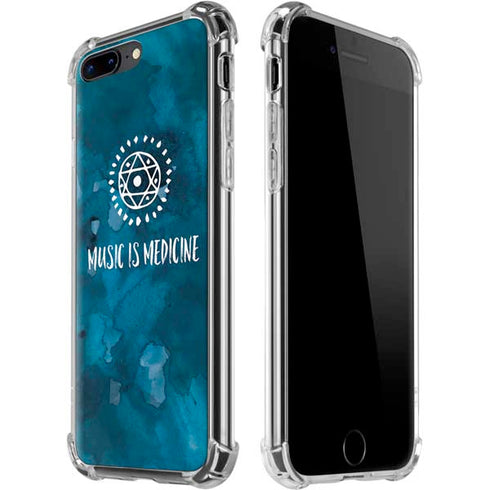 Music is Medicine iPhone 7/8 Plus Clear Case