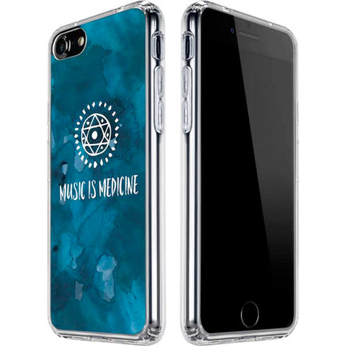 Music is Medicine iPhone SE (2nd & 3rd Gen) Clear Case