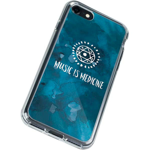 Music is Medicine iPhone SE (2nd & 3rd Gen) Clear Case