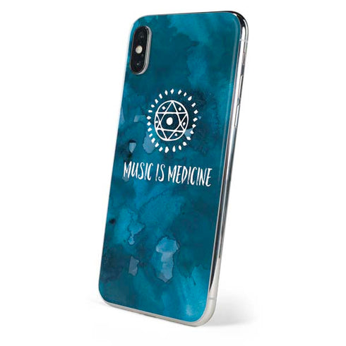 Music is Medicine iPhone X Skin