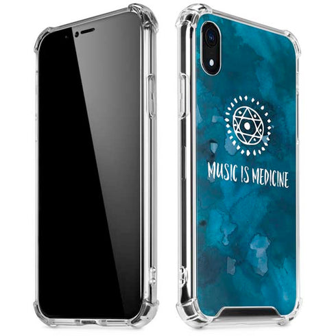 Music is Medicine iPhone XR Clear Case