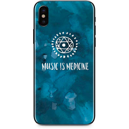 Music is Medicine iPhone XS Skin
