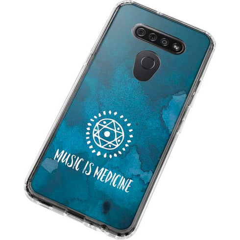Music is Medicine LG K51/Q51 Clear Case