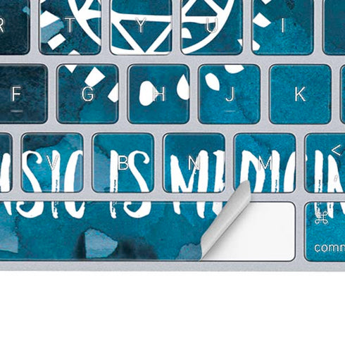 Music is Medicine Magic Keyboard Skin