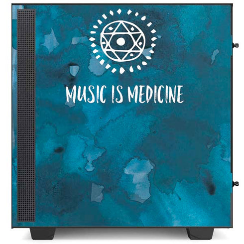 Music is Medicine NZXT H510 Compact ATX Mid-Tower Case Skin