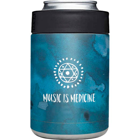 Music is Medicine Yeti Colster Can Insulator Skin