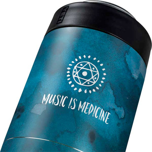Music is Medicine Yeti Colster Can Insulator Skin