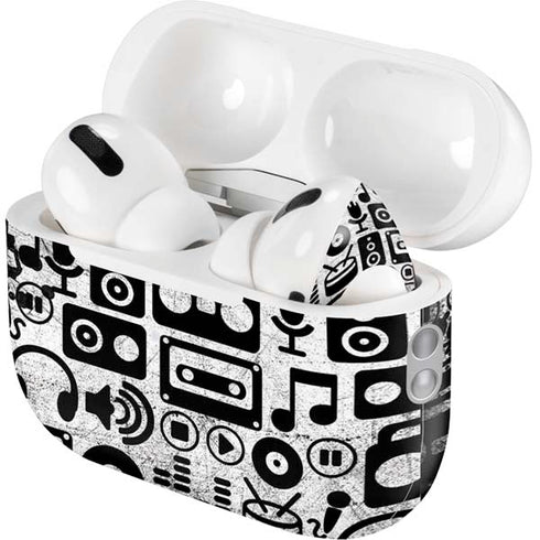 Music Pattern AirPods Pro 2nd Gen Skin