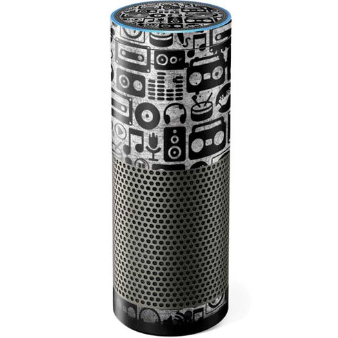 Music Pattern Amazon Echo Skin