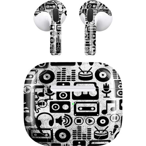 Music Pattern Apple AirPods (3rd Gen 2021) Skin