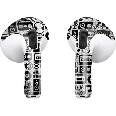 Music Pattern Apple AirPods (3rd Gen 2021) Skin