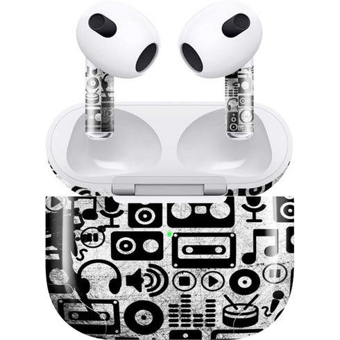 Music Pattern Apple AirPods (3rd Gen 2021) Skin