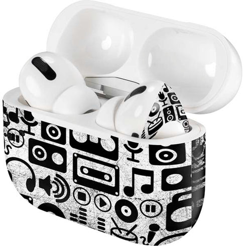 Music Pattern Apple AirPods Pro Skin