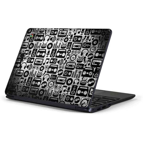 Music Pattern Samsung Chromebook Skin