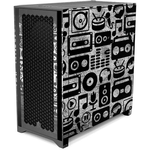 Music Pattern Corsair 4000D Tempered Glass Mid-Tower ATX Case Skin