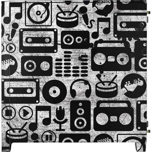 Music Pattern Corsair 4000D Tempered Glass Mid-Tower ATX Case Skin