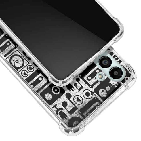 Music Pattern Galaxy A13 5G Clear Case
