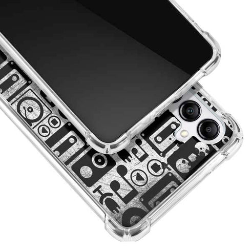 Music Pattern Galaxy A14 5G Clear Case