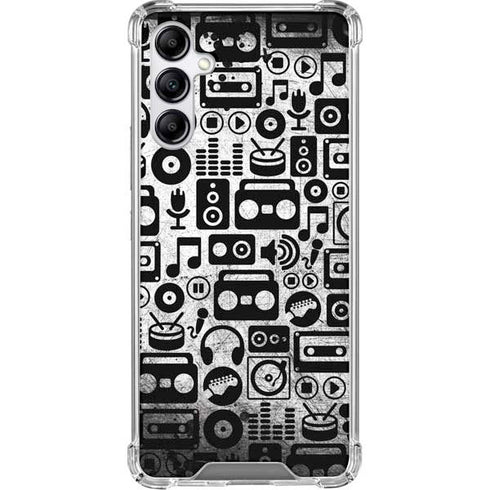 Music Pattern Galaxy A15 5G Clear Case