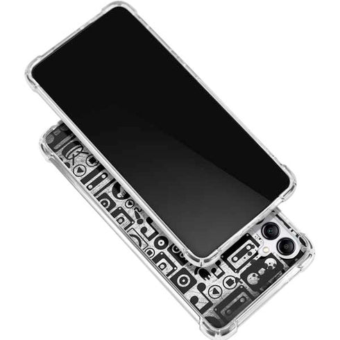 Music Pattern Galaxy A15 5G Clear Case