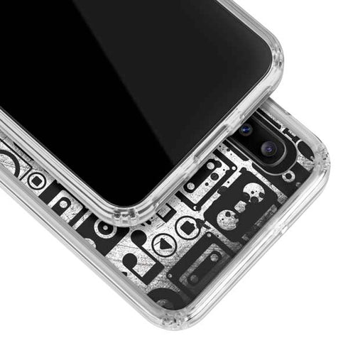 Music Pattern Galaxy A30 Clear Case