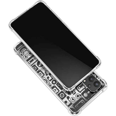 Music Pattern Galaxy A32 5G Clear Case