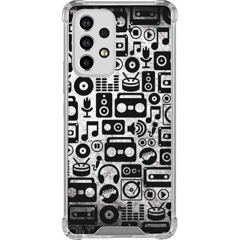Music Pattern Galaxy A53 5G Clear Case
