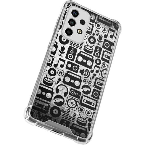 Music Pattern Galaxy A53 5G Clear Case