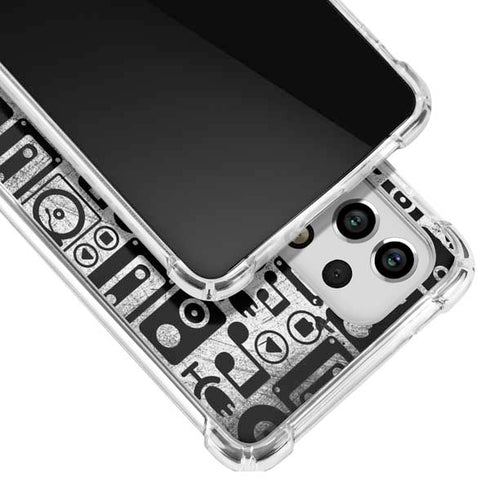 Music Pattern Galaxy A53 5G Clear Case