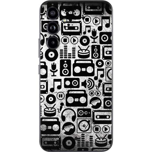 Music Pattern Galaxy A54 5G Skin
