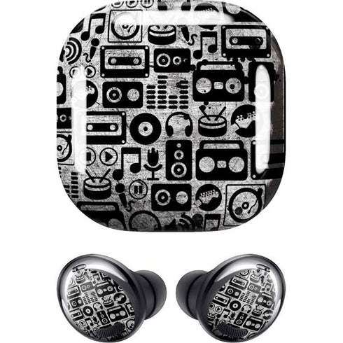 Music Pattern Galaxy Buds Pro Skin