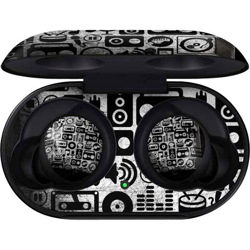 Music Pattern Galaxy Buds Skin