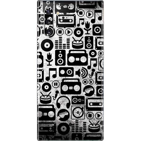 Music Pattern Galaxy Note 10 Skin