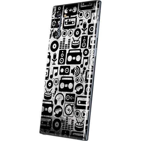 Music Pattern Galaxy Note 10 Skin