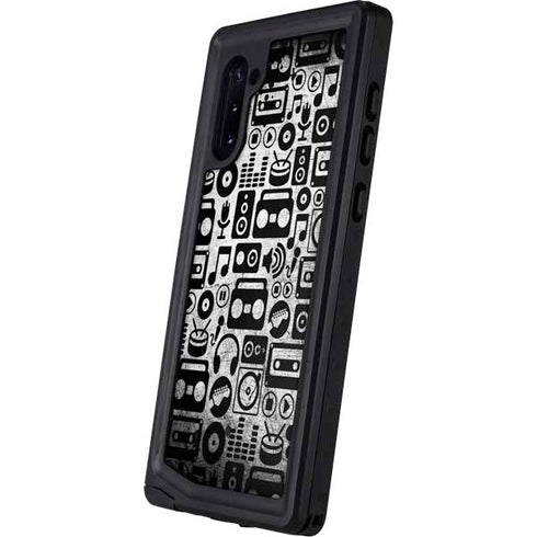 Music Pattern Galaxy Note 10 Waterproof Case