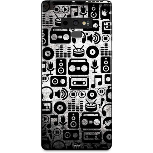 Music Pattern Galaxy Note 9 Skin