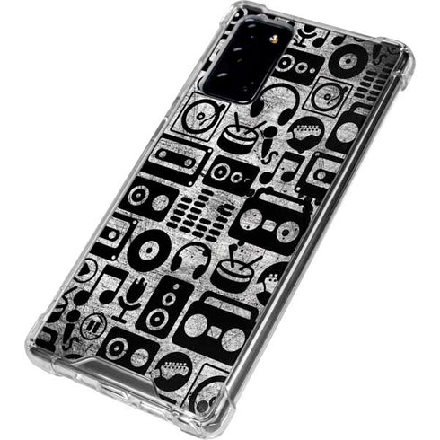 Music Pattern Galaxy Note20 5G Clear Case