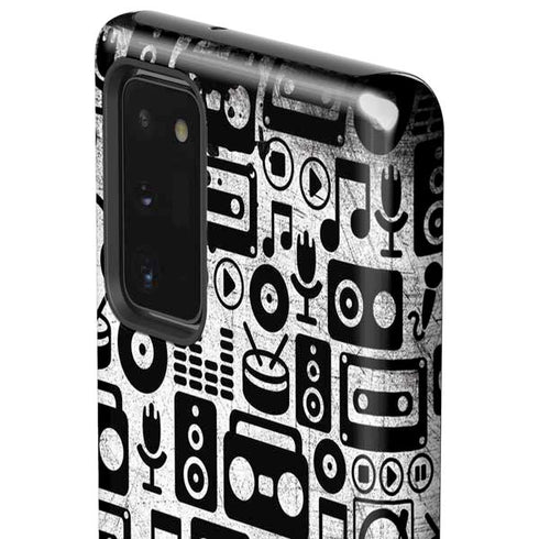 Music Pattern Galaxy Note20 5G Pro Case