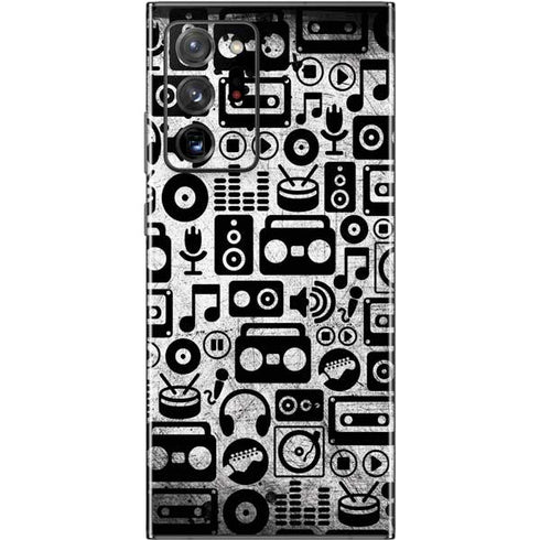 Music Pattern Galaxy Note20 Ultra 5G Skin