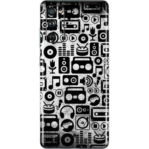 Music Pattern Galaxy S20 Fan Edition Skin