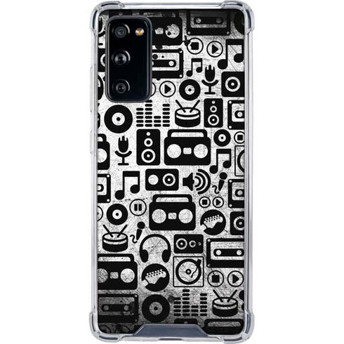 Music Pattern Galaxy S20 FE Clear Case