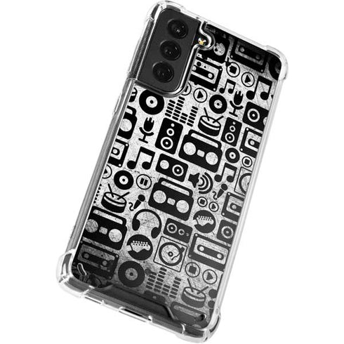 Music Pattern Galaxy S21 Plus 5G Clear Case