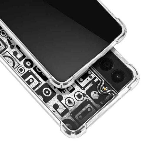 Music Pattern Galaxy S21 Plus 5G Clear Case
