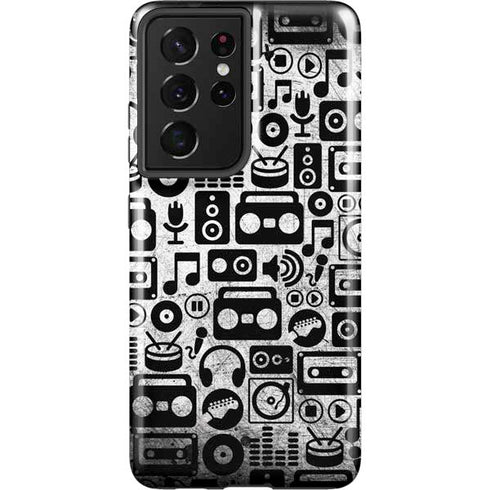 Music Pattern Galaxy S21 Ultra 5G Pro Case