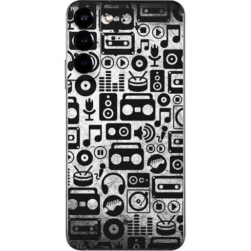 Music Pattern Galaxy S22 Plus Skin